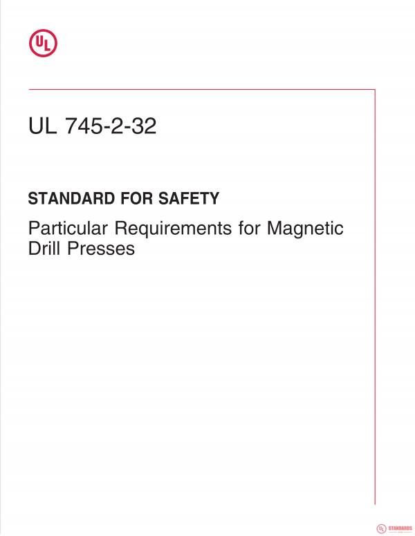 UL 745-2-32 PDF UL 745-2-32 PDF